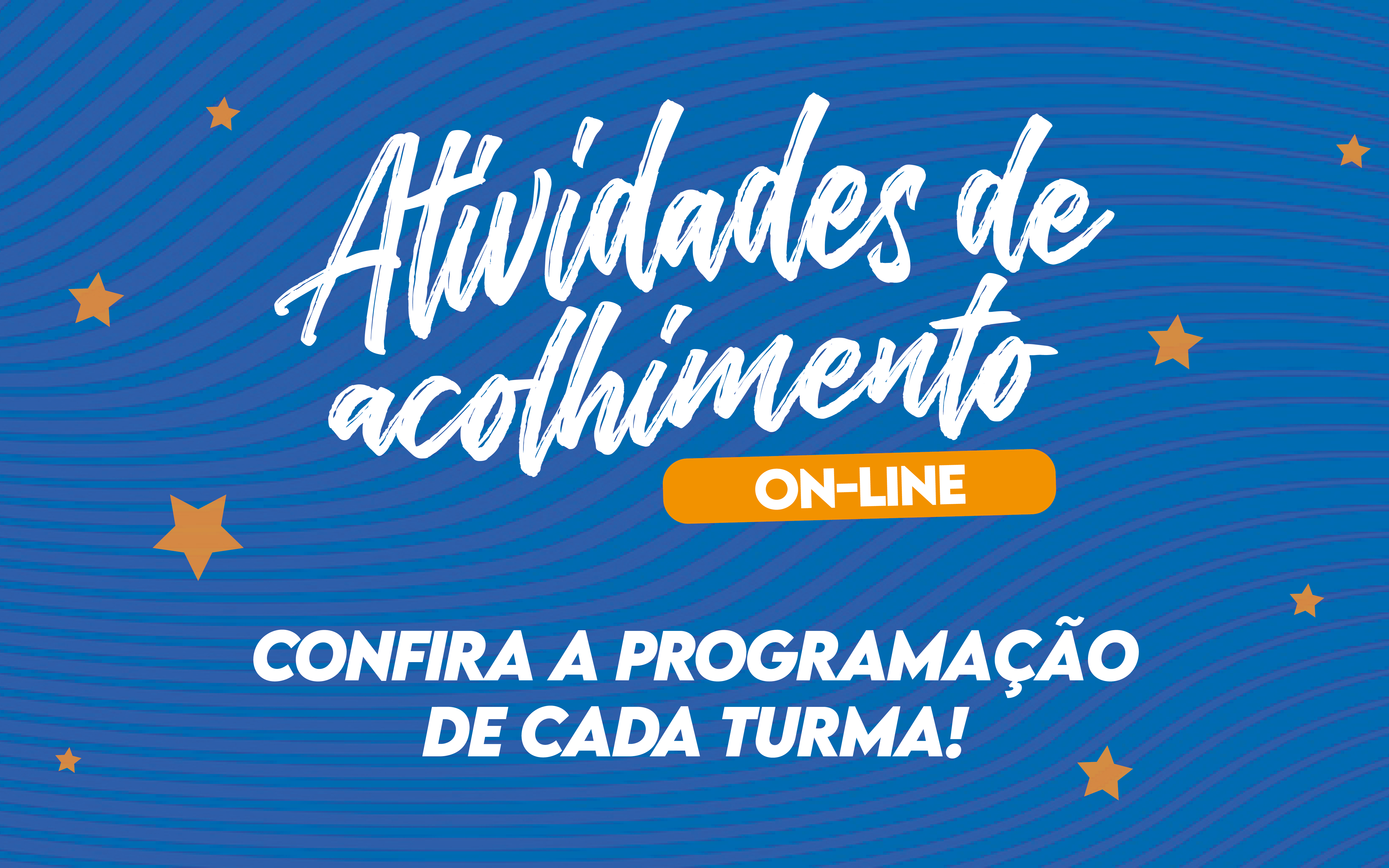 Atividades de acolhida 2021