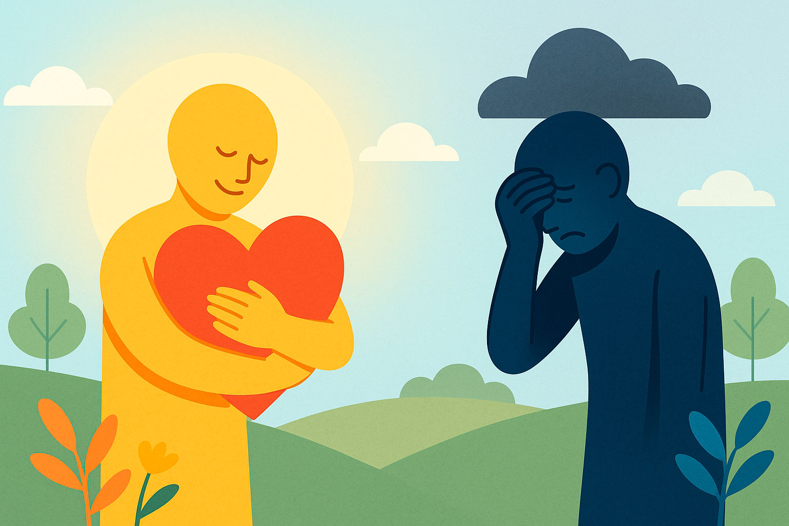 Só há duas forças no mundo, o amor e o medo